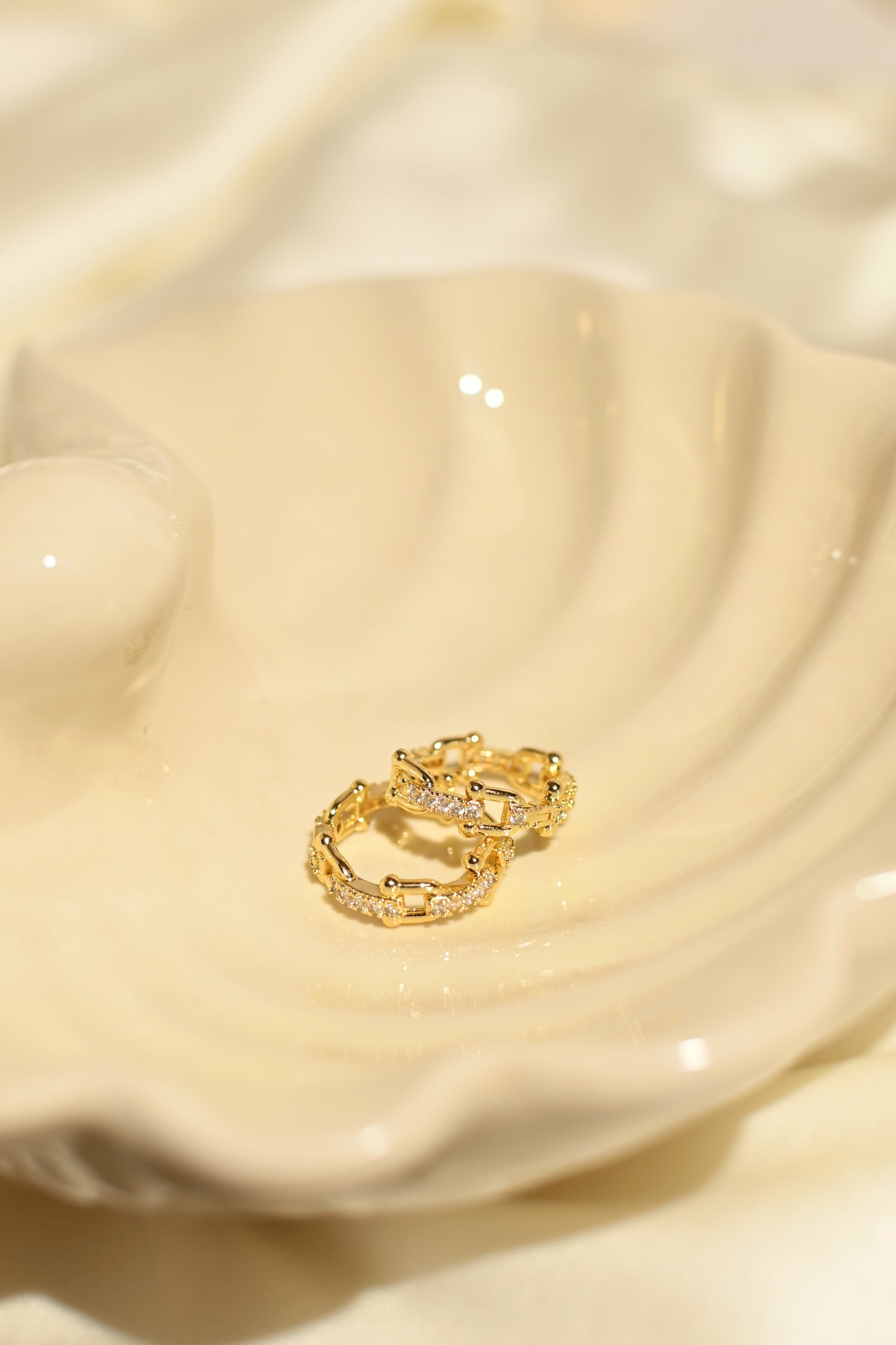 CZ. EARRING SET